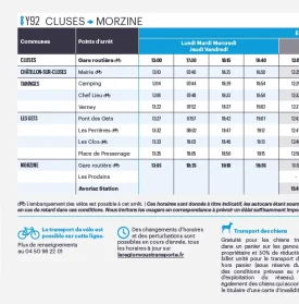 Bus Y91 Cluses – Morzine